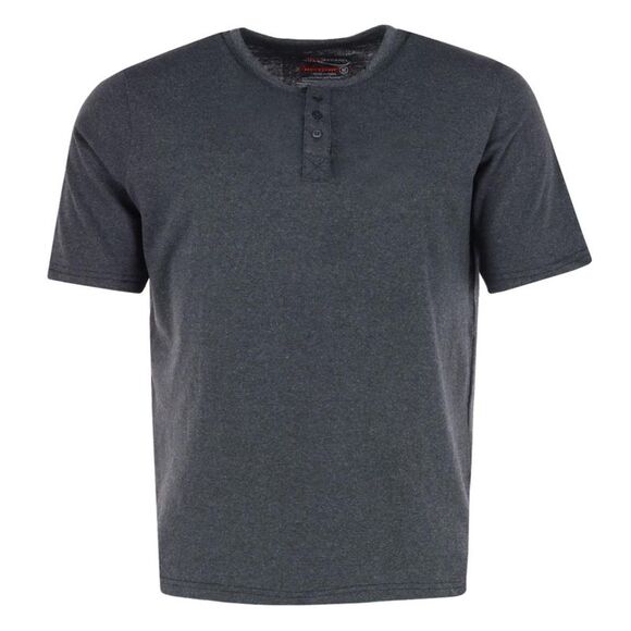 Ten West Apparel Men's Henley Short Sleeve and Plaid Pajama Pant Set - Picture 2 of 3